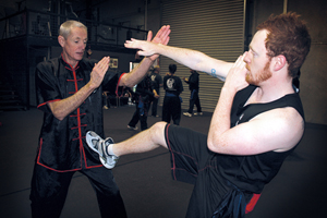 Wing Chun students training together